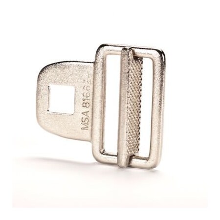 Msa Safety Buckle Assembly, Tongue, Carbon Stl, 1.63" Wide 816624